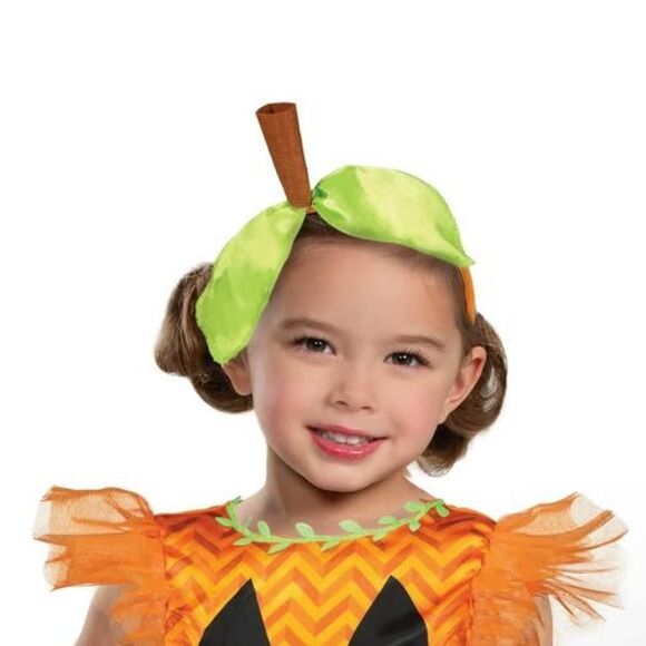 NEW Girls Cute Pumpkin Dress Up Halloween Costume - Picture 4 of 6
